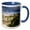 Blue/White, variant on 3drose, Spain, Andalusia, Ronda., 15oz Two-tone Blue Mug