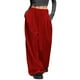 thumbnail image 2 of Pincandy Women's Fashion Casual Solid Color Ruched Elastic Waist Pants - Loose Fit for Outdoor Activities, 2 of 6