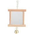 thumbnail image 1 of Suspending Parrot Toy Household Parakeet Toy Cage Cockatiel Toy Bird Accessory with Mirror, 1 of 4