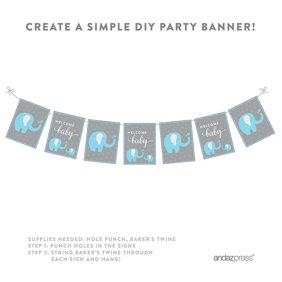 It S A Boy Burlap Baby Shower Pennant Party Banner Walmart Com