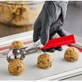 thumbnail image 2 of Soro Essentials- #24 Stainless Steel 1-3/4 oz. Disher with Red Handle- Color Coded Disher for Food Portion Control Scoop Ice Cream Scooper with Thumb Press Release Cookie Scooper for Baking, 2 of 5