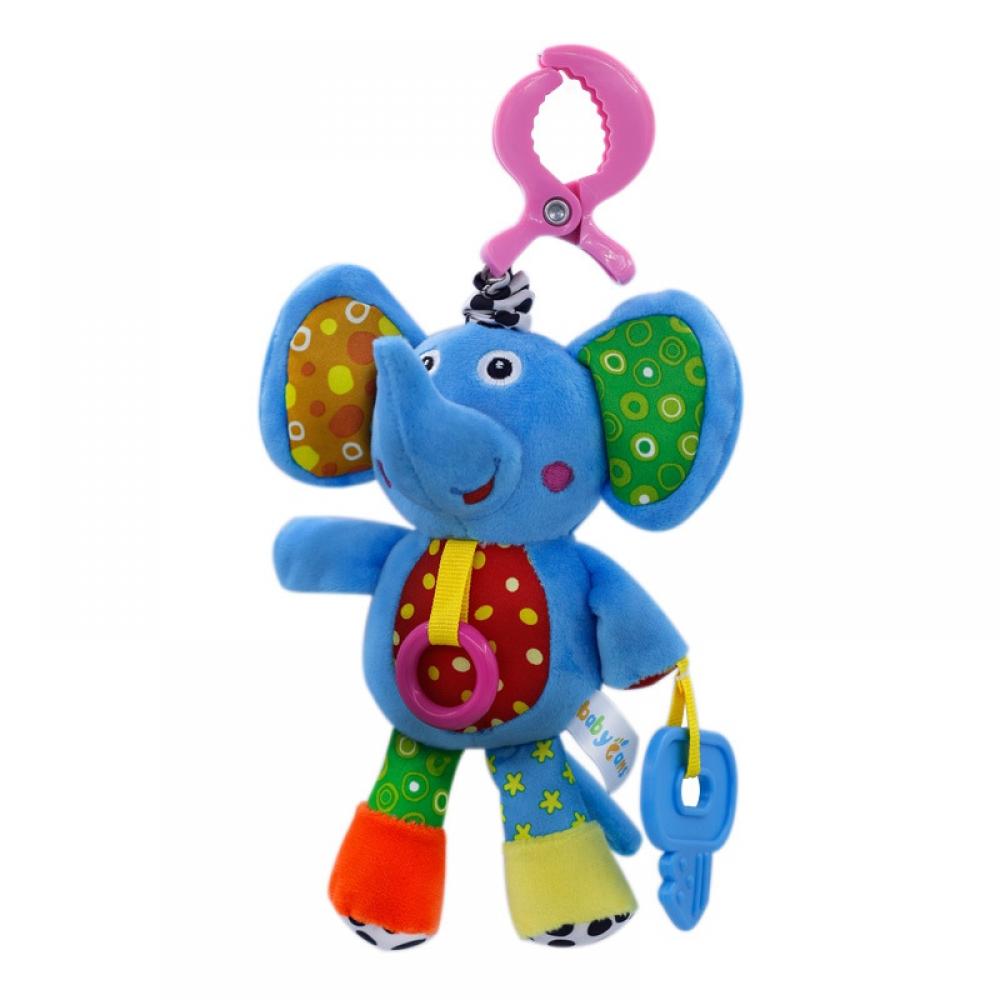 Baby Toy Cute Cartoon Music Voice Animal Stuffed Hanging Rattle Toys