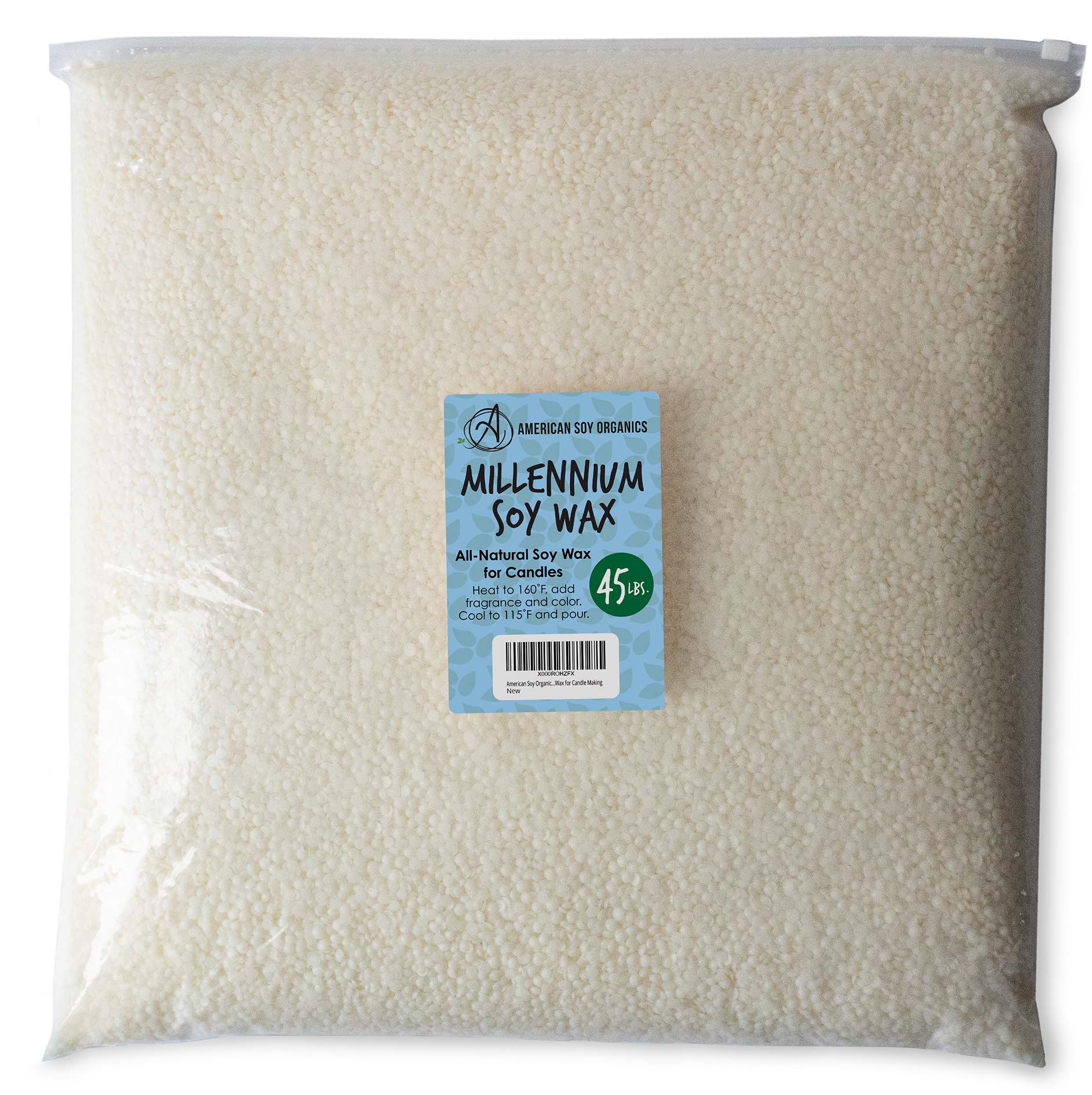 Millennium Soy Wax Beads 45 lb bag