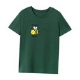 thumbnail image 3 of Camiseta Ligera Y Elegante de Verano para Mujer, con Cuello Redondo, para Ir Al Trabajo, Ir de Compras L, 3 of 7