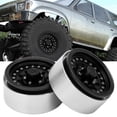 thumbnail image 1 of RC Wheel Rims Hub, Improve Performance Reasonable Design 10 Holes Aluminum Alloy RC Beadlock Wheel Rims  for 1.9in Tire Skin Black,Silver,Red, 1 of 7