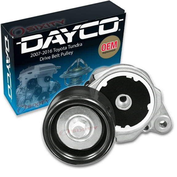 Dayco Drive Belt Tensioner Assembly compatible with Toyota Tundra 4.6L 5.7L V8 2007-2019