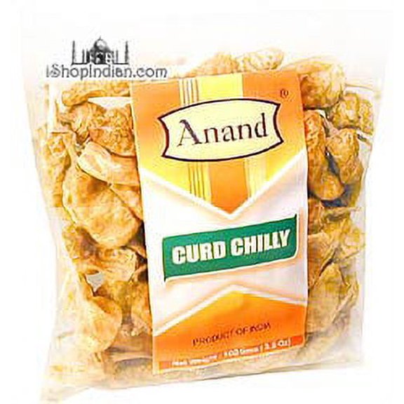 Anand Curd Chilly (Vathals-More Milagai) 3.5 oz bag Pack of 2