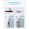 thumbnail image 5 of Anker Regleta de enchufe plano 300J, regleta USB C, regleta de alimentación ultra delgada 10 en 1 con 6 CA, 2 puertos USB A y 2 puertos USB C, cable de extensión de 5 pies, estación de carga de escrit, 5 of 5