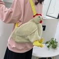 thumbnail image 2 of Eqslft Chicken Hen Purse Bag,Fluffy Shoulder Handbag,Cartoon Tote Bag, Chicken Gift Bag Chicken Body Bag Hen Purse Chicken Purse For Woman, 2 of 5