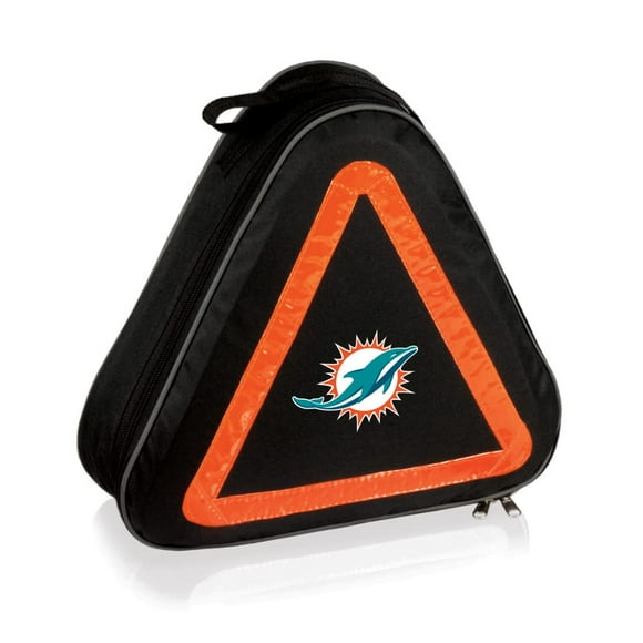 NFL Miami Dolphins Trousse d'Urgence de Bord de Route avec Impression Numérique, Taille Unique, Noir