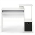 thumbnail image 4 of Furinno Econ Multipurpose Home Office Computer Writing Desk with Bin, White, Multiple Colors, 4 of 10