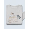 thumbnail image 3 of Take A Selfie Vintage Style Sweatshirt Men -Image by Shutterstock, Male XX-Large, 3 of 4