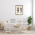 thumbnail image 2 of Stupell Industries Mouse Character Figure Diagram Graphic Art Black Framed Art Print Wall Art, Design by Karl Hronek, 2 of 7