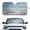 Beach Seascape Shells, variant on XYZCANDO Foldable Sunshade with Cute Guinea Pigs Driving, Windshield Sun Shade for Front Window, Keeps Vehicle Cool for Summer Road Trips