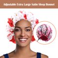 thumbnail image 3 of Sonducket Sleep Bonnet Extra Large Sleeping Hat Doble capa con cordón Turbante para el cabello Patrones bohemios Suministros para la cabeza Sombreros vino rojo Sonducket AP009761-03, 3 of 6