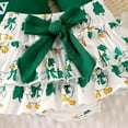 thumbnail image 5 of JIAYUE Sets For Girls St Patricks Day Outfits Cartoon Print Long Sleeve Crew Neck Snap Romper Skirt with Headband For Child Urban Fashion Clothing, 5 of 9