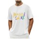 thumbnail image 4 of Casual Summer Tops Carnaval Impreso de Manga Corta Cuello Redondo, Poliéster Ligero para la Fiesta de Verano de Primavera, 4 of 9