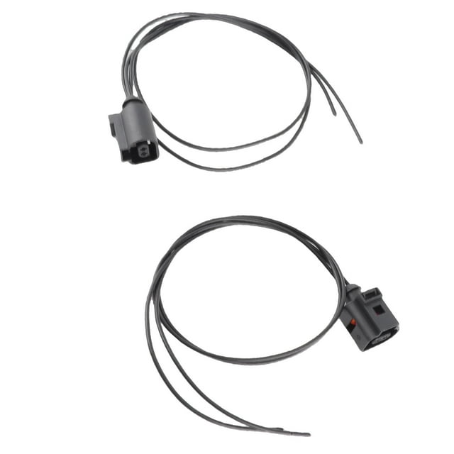 Conector Hembra Enchufe De Arnés, Conectores De 2 Pines Enchufe De Arnés De Cableado 2PCS Conexión Estable Profesional 1J0973702 Antienvejecimiento Para Van 2008 A 2017