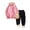 T-53Pink16, variant on MEZZALL Kids Girls Hoodie And Jogger Winter Long Sleeve Warm Tracksuit Soft Plush Pullover With Pants Cozy Outfit Sets Cold Weather Play Lovely Clothes Sets
