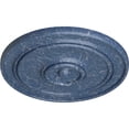 thumbnail image 3 of 54"OD x 4 7/8"P Large Classic Ceiling Medallion (Fits Canopies up to 13 1/2"), Hand-Painted Americana Crackle, 3 of 6