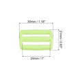 thumbnail image 2 of Unique Bargains Fruit Green Tri-Glide Slide Buckles Webbing Strap Fastener (100 Pack), 2 of 5