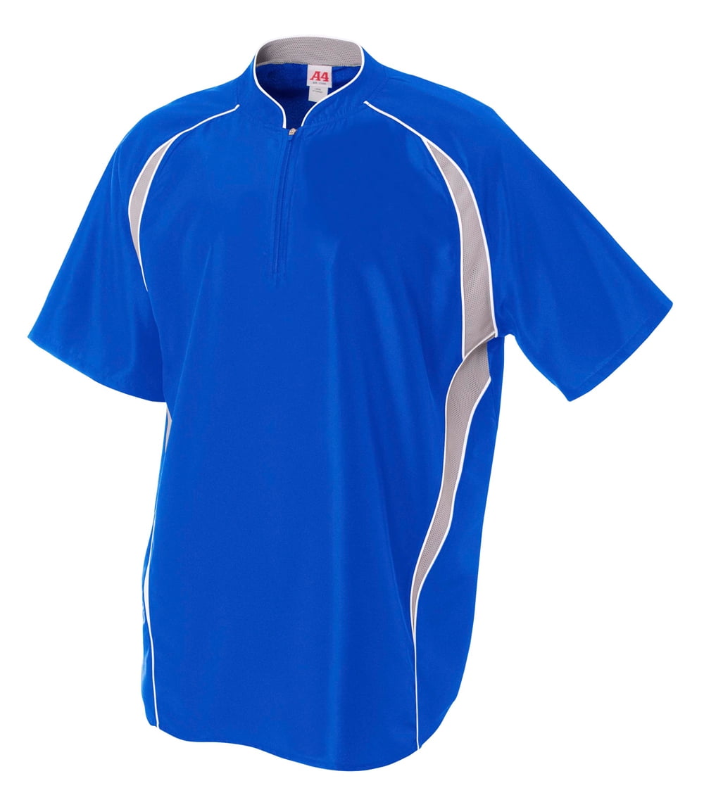 A4 Batting Jacket For Men in Royal N4241