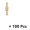 Style3, variant on 100 Pcs Clothes Pins,3*0.4cm Fine Craftsmanship Hair Barrettes,Comfortable Grip Natural Appeal Hair Jewelry,Style3