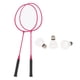 thumbnail image 4 of 2 raquetas de bádminton con 3 pelotas de nailon, volante de bádminton profesional para Rosa, 4 of 8