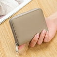thumbnail image 3 of MFFOR Leather Coin Pouch Purse for Women Mini Travel Change Wallet, Black, 3 of 7