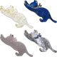 thumbnail image 1 of 4 Pieces Resin Cat Hair Clips Cat Hair Clip Kitty Hair Barrettes Cat Duckbill Hair Clips, 1 of 3