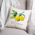 thumbnail image 3 of Creative Products Fresh Lemons Bright 16 x 16 Spun Poly Pillow, 3 of 3