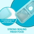 thumbnail image 3 of 9 Pcs Stainless Steel Snack Containers with Lids and Lunch Box Bag, Grab and Go Snack Containers, Reusable 2 Compartment Stainless Steel Food Storage Containers Set for Travel & Outdoor Camping, 3 of 8