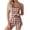 Wine, variant on Paiwinds Women's Pajama Set - Printed Sleeveless Camisole & Elastic Shorts with V-Neck Design, Stretchy Summer Sleepwear