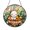 Acrylic 3.5 Inch, variant on Cartoon Bunny Scene Stained Glass Window Hanging, Decorative Animal Suncatcher Art Accent