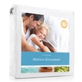 thumbnail image 1 of Linenspa Smooth Waterproof Encasement Mattress Protector, 1 of 8