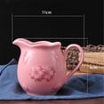thumbnail image 2 of Creative Sakura Coffee Milk Pitcher Ceramic Sauce Pot Gravy Boat With Handle, 2 of 6
