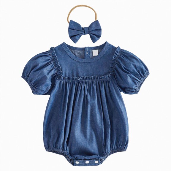 Baby Girl Clothes Cotton Bubble Romper Floral Bodysuits Infant Outfit Set 6-12 Months 12-24 Months 2t 3t 4t 5t 6t 7t 8t 9t Children 3-6 Months