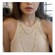 thumbnail image 3 of JOYARIS Cadena Collar Doble Panza De Vibora Acero Inoxidable Chapa DM-0001272, 3 of 3