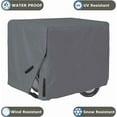 thumbnail image 3 of Covers & all Outdoor Generator Cover, 12 Oz Waterproof UV & Weather Resistant, Universal Portable Equipment Machinery Storage Protector with Air Vents & Drawstrings (20"L X 15"W X 17"H, Grey), 3 of 6