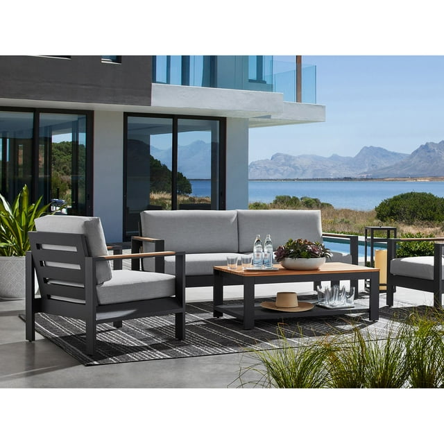 Member's Mark Vista Seating Set with Sunbrella Fabric, 4pc