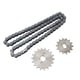 thumbnail image 2 of Piñón de motor delantero 420 de 18 dientes, cadena 420 de 60 eslabones, piñón trasero 14 dientes, kit para scooter, ATV, motocicleta, bicicleta, 2 of 14