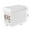 Clear, variant on Wovilon Airtight Bread Storage Containers Plastic Reusable Loaf Cake Clear Bread Dispenser Fresh Bread Organizer Bin