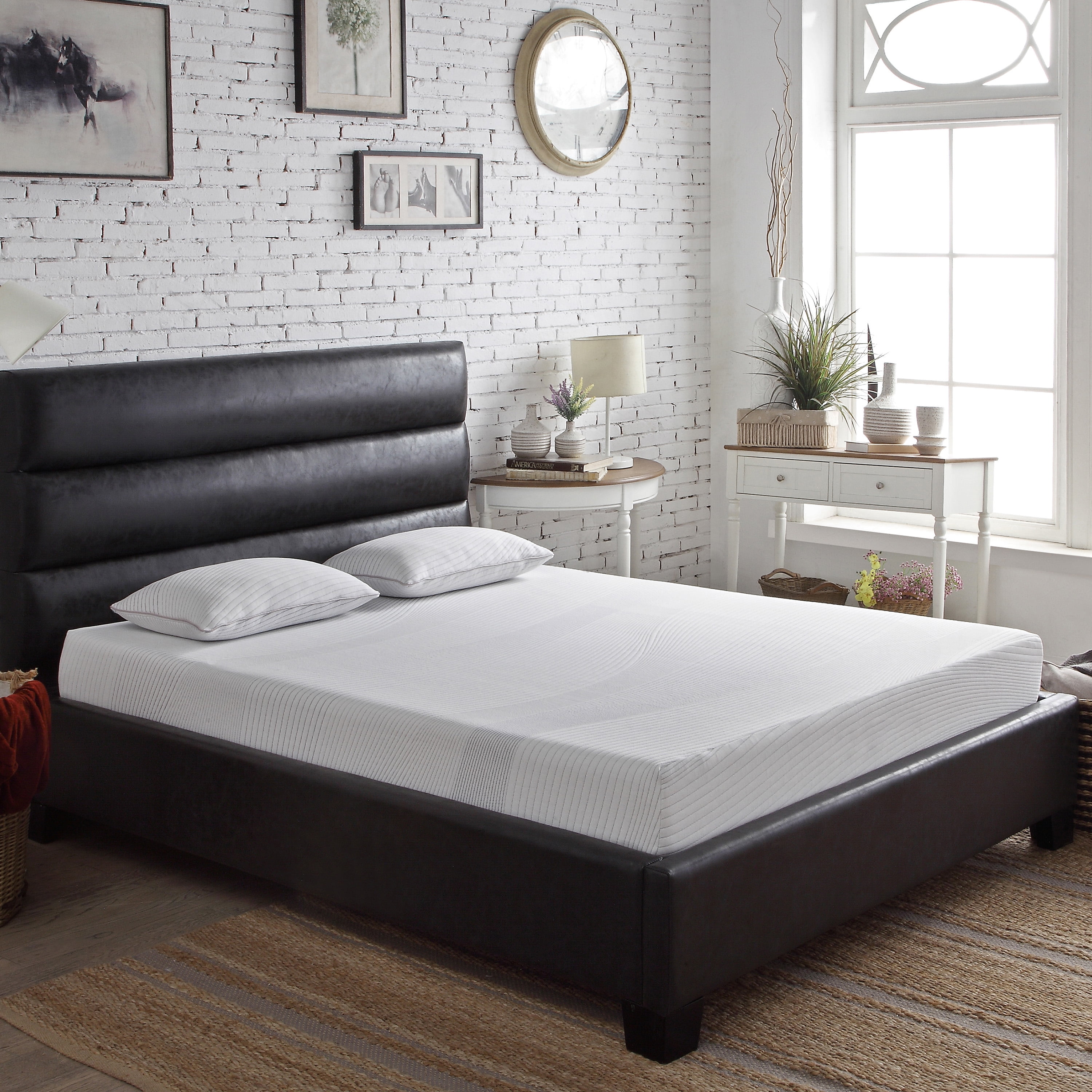 LiviNest Cooling Copper Mattress for Couples: 8-Inch Memory Foam King Size - Motion-Isolating Support for Undisturbed Sleep & Pressure Relief for Back & Side Sleepers