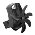 thumbnail image 4 of 7 Blade Heat Powered Stove Fan, Aluminium Alloy Pipe Fireplace Fan  For Home, 4 of 7