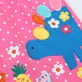 thumbnail image 6 of Girls Dresses Casual Short Sleeve Dinosaur Pineapple Watermelon Print Kids Outfits, 6 of 7
