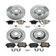 thumbnail image 3 of PowerStop Front and Rear Z23 Evolution Sport Carbon-Fiber Ceramic Brake Pad and Drilled & Slotted Rotor Kit Fits: VOLKSWAGEN Select Models K5471, 3 of 10