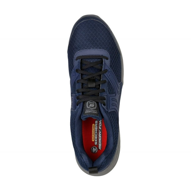 SKECHERS WORK Men's Bomal Composite Toe Work Shoe Navy - 200089