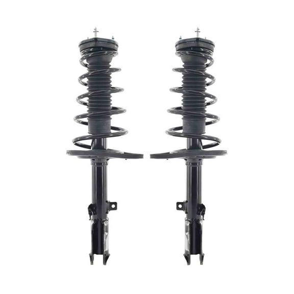 Pair of 2 Rear L-R Quick Complete Strut-Coil Spring For 2013-2018 Lexus Es300h