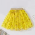 thumbnail image 4 of Fgnfyis Girls Skirts Summer Mesh Tutu Layered Princess Party Dress with Elastic Waistband for Toddler Kids Ballet Ballerina Yellow_002 3-8 Years, 4 of 6