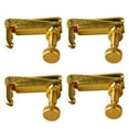 thumbnail image 6 of 4Pcs 1/2 Violin Fine Tuner Metal Violin String Adjuster Part Musical Instrument Accessory Gold, 6 of 8